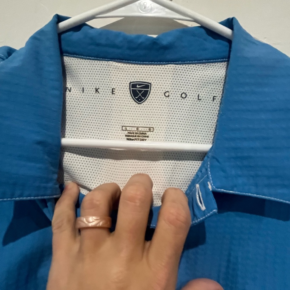 Nike Golf - Blue Polo Shirt Casual Comfort - Picture 3 of 3